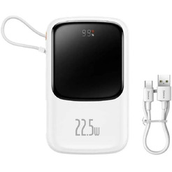 Внешний аккумулятор Baseus PPQD060102 Qpow Pro 10000mAh 22.5W White (PPQD2-10C)
