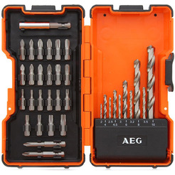 Набор сверел по металлу/бит AEG Powertools POWER HSS-G 4932352249