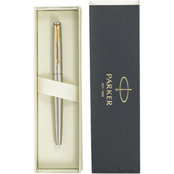 Ручка перьевая PARKER Jotter Core Stainless Steel GT (ежедневник А5 черный, пакет) 880902