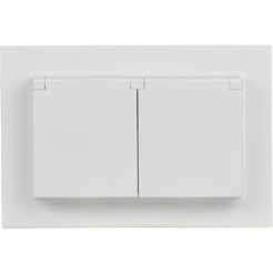 Розетка IEK Brite РСбш12-3-44-БрБ