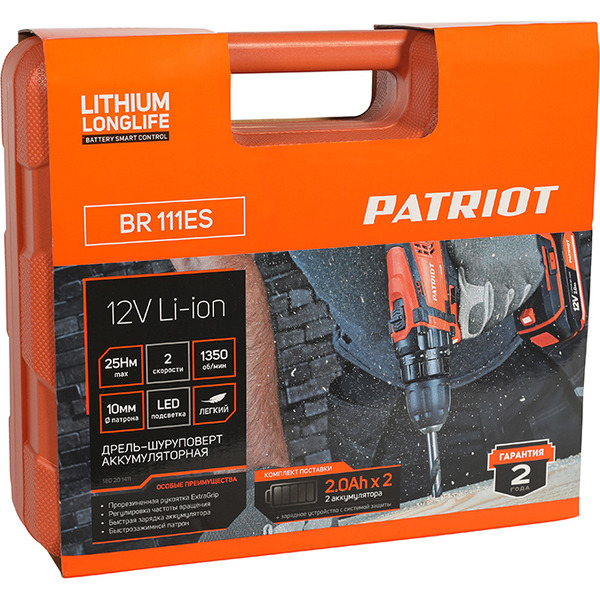 Дрель-шуруповерт Patriot BR 111ES