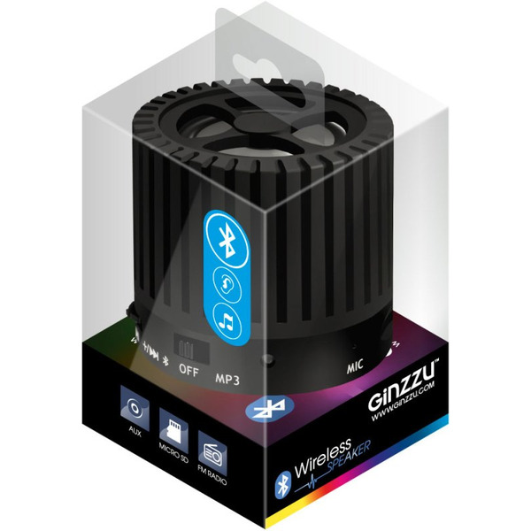 Колонки Bluetooth GINZZU GM-988B
