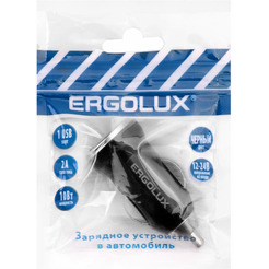 Автомобильное зарядное Ergolux ELX-CA01P-C02
