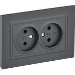 Розетка IEK Brite BR-R20-10-K53-F