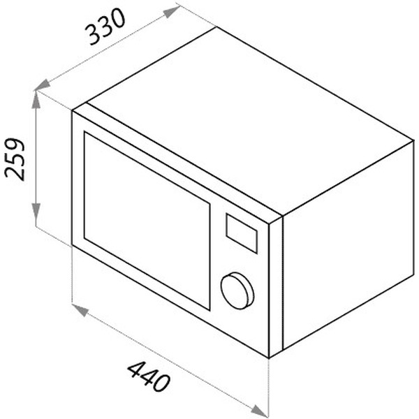 Печь микроволновая электрическая MAUNFELD MFSMO.20.7SGW