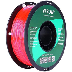 Пластиковая нить ESUN eTPU-95A 1.75 мм 1000 г (розовый полупрозрачный)