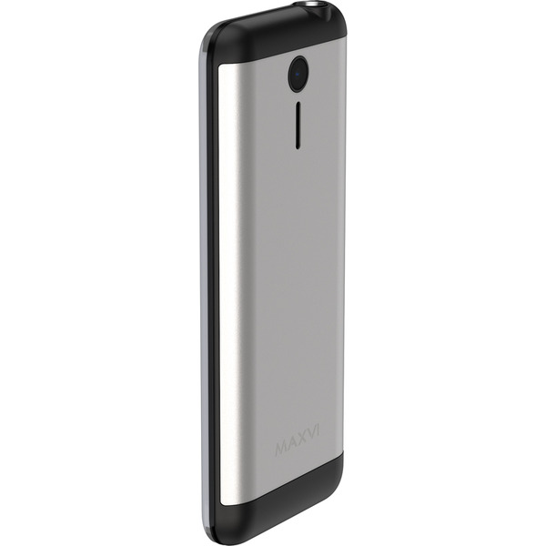 Мобильный телефон Maxvi X10i +ЗУ WC-112 (серебристый)