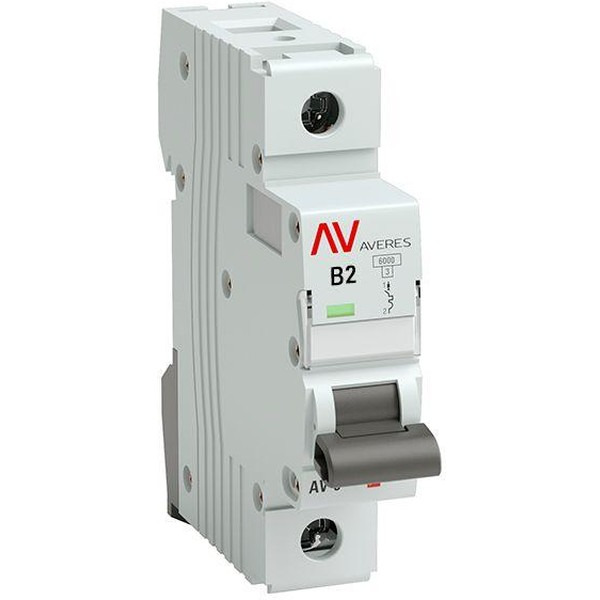 Выключатель автоматический EKF Averes AV-6 1P 2A (B) 6kA