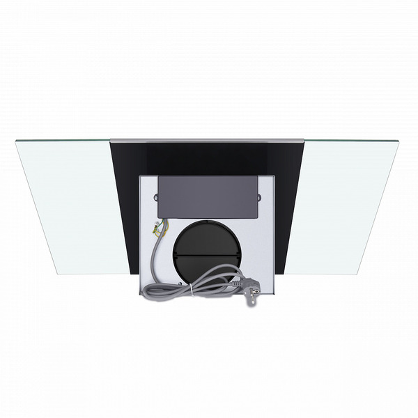 Кухонная вытяжка Maunfeld Gloria 90 (нержавеющая сталь/прозрачное стекло)