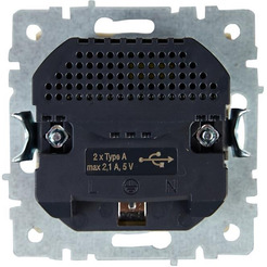 Розетка IEK Brite BR-R14-16-U21-D21-K10