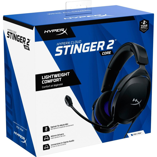 Гарнитура HyperX Cloud Stinger 2 Core for PS Черный CS009 (6H9B6AA)