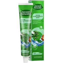 Зубная паста Лесной бальзам С экстрактами коры дуба и пихты на отваре трав профилактическая (75мл)