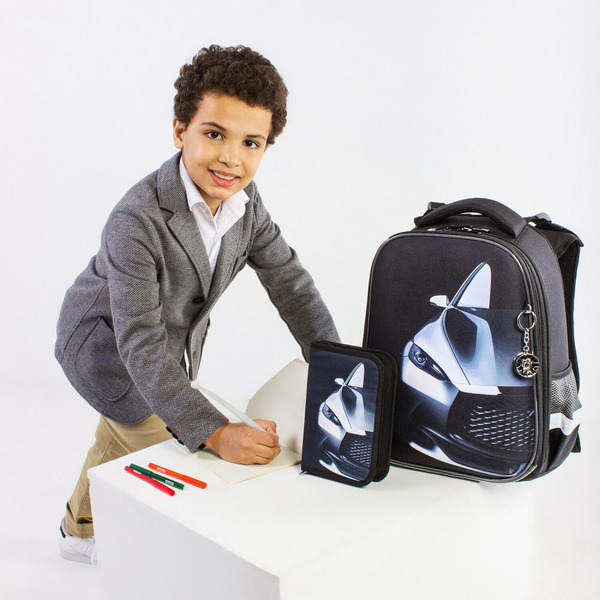 Ранец BRAUBERG PREMIUM Fast car 270600