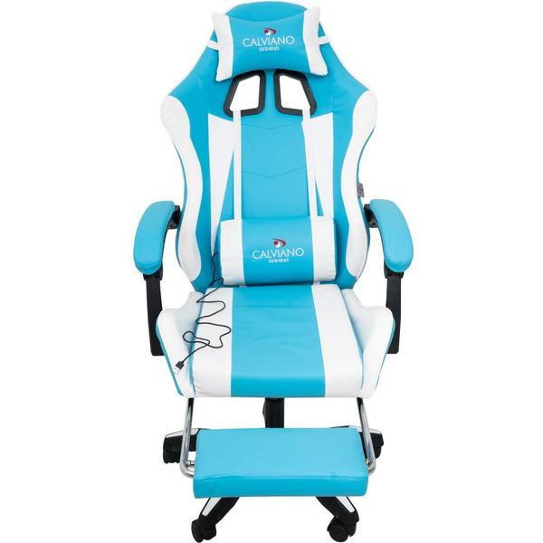 Кресло игровое Calviano 1583 (голубой)