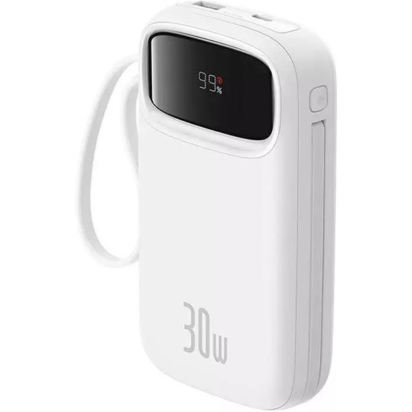 Внешний аккумулятор Baseus Qpow 2 Digital Display 20000mAh (белый)