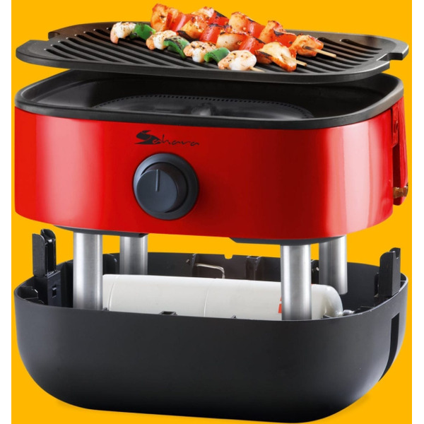 Портативный газовый гриль Sahara Mini BBQ (черный)