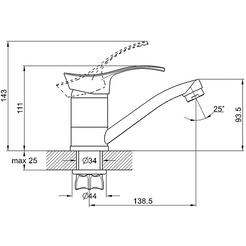 Смеситель G.Lauf 4P4-B043
