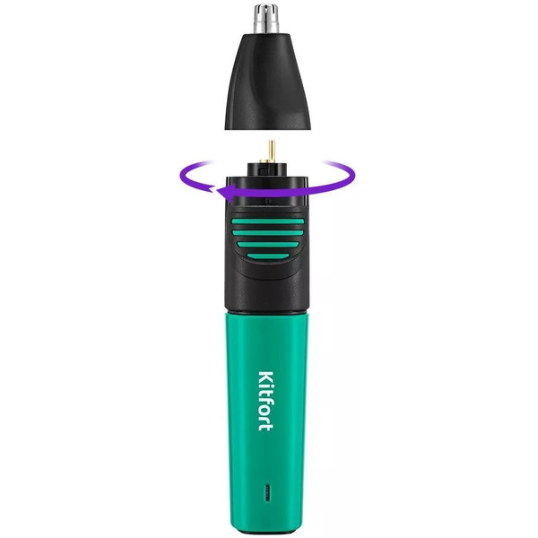 Триммер Kitfort КТ-3139-2 (Черно-зеленый)