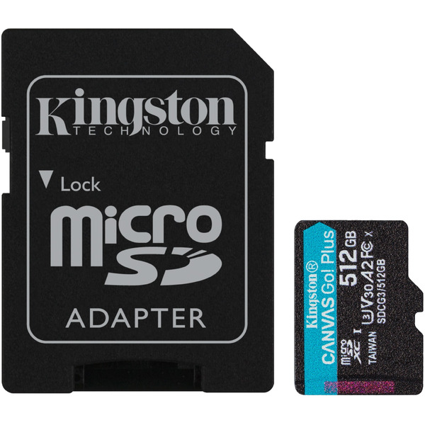 Карта памяти Kingston Canvas Go! Plus microSDXC 512GB (SDCG3/512GB)