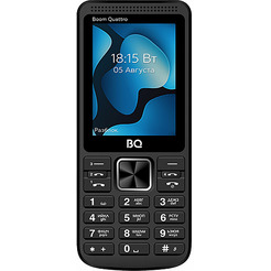 Кнопочный телефон BQ BQ-2455 Boom Quattro (черный)