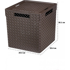 Органайзер для хранения Violet Береста 6823105 (23л, венге)