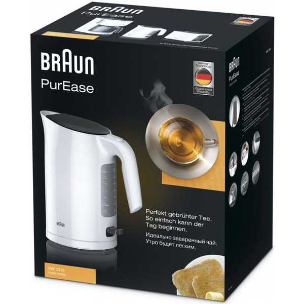 Электрический чайник Braun PurEase WK3110WH