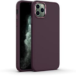 Бампер Bingo Metal для APPLE iPhone 12/12 Pro Бордовый
