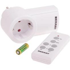 Радиоуправляемая розетка c пультом Rexant  RX-001 10-6020