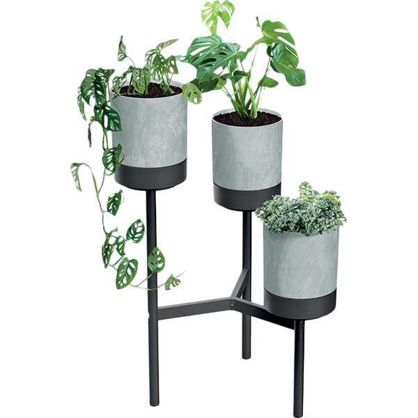 Стойка для цветов Prosperplast Bloomie IKD3L-422U (серый)