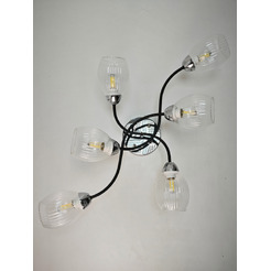 Потолочный светильник Mirastyle BL-7625/6 CR+BK