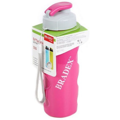 Бутылка для воды Bradex "Ивиа" 500 мл с фильтром (SF 0439) фуксия