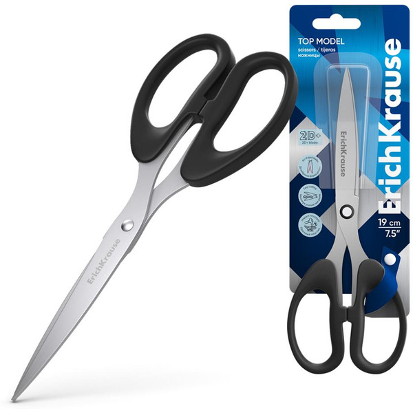 Ножницы канцелярские Erich Krause Top Model 19 см 50015