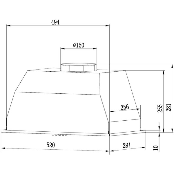 Вытяжка Weissgauff Box 1200 WH