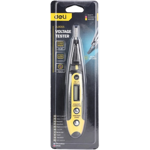Тестер напряжения Deli YS EDL8005