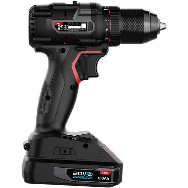 Дрель-шуруповерт Deli DZ20-2D2