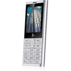 Мобильный телефон F+ B241 (серебристый)