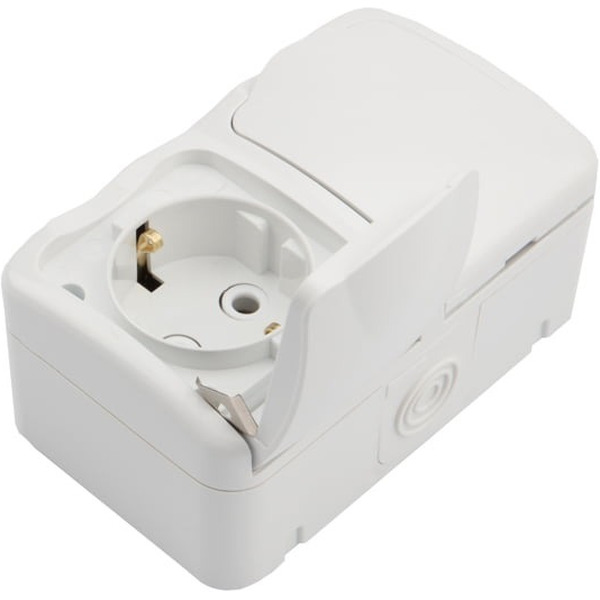 Блок из 2 розеток горизонтальный KRANZ Mini OG KR-78-0606