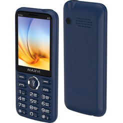 Кнопочный телефон Maxvi K15n 4G (синий)