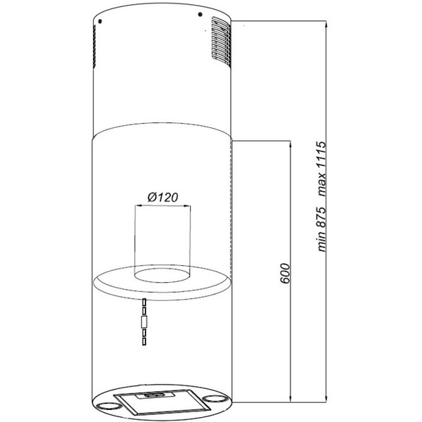 Вытяжка Weissgauff Ambra BL