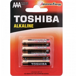 Батарейка Toshiba Alkaline GCA LR-03 BP-4C