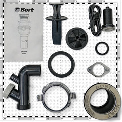 Измельчитель пищевых отходов Bort Caiman Control 93419597