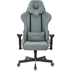 Кресло игровое Zombie VIKING KNIGHT Fabric Light-28 (1372998) серо-голубой