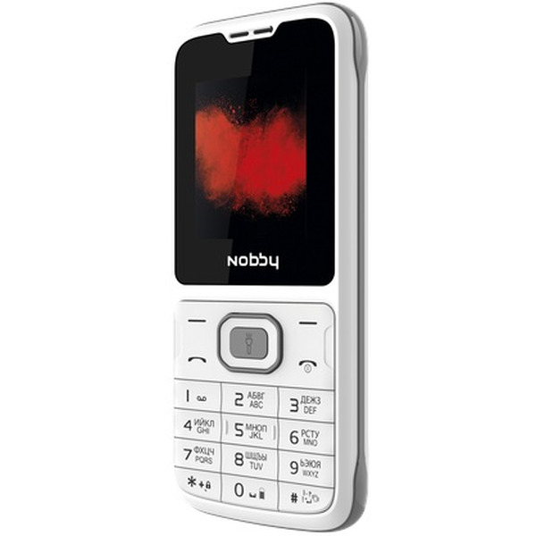 Мобильный телефон NOBBY 110 (белый/серый)