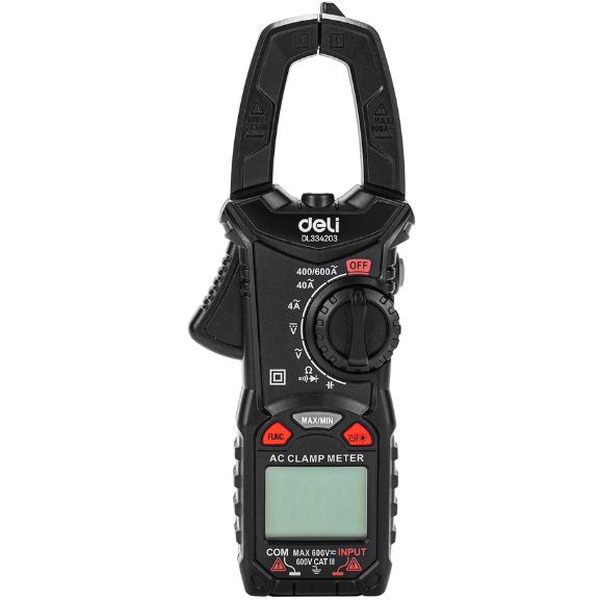 Токовые клещи Deli EDL334203