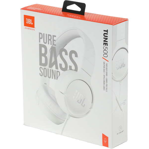 Наушники JBL T500 (белый)