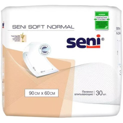 Пеленки впитывающие гигиенические одноразовые SENI SOFT NORMAL (90*60) 30 шт