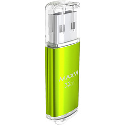 USB флеш-накопитель Maxvi MP 32GB 2.0 green
