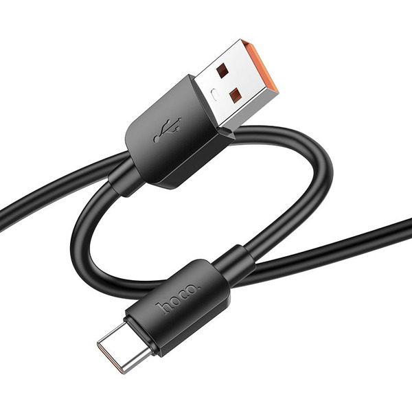Зарядный кабель Hoco X96 100W USB Type-A - USB Type-C (1 м, черный)