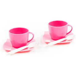 Набор детской посуды Полесье Алиса 56009 (на 2 персоны, в сеточке)