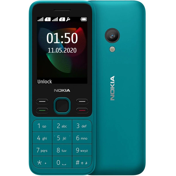 Телефон Nokia 150 Dual sim бирюзовый (TA-1235)